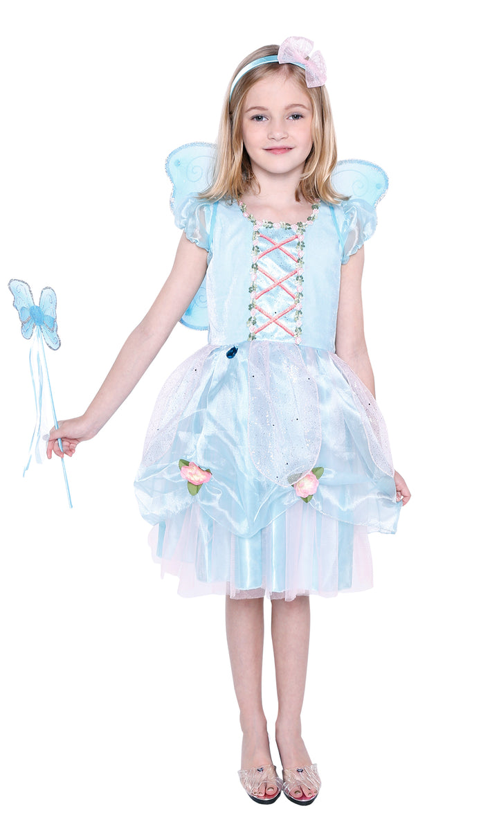 Aqua Fairy Dress Set  THE DRESS-UP CASTLE – The Dress-Up Castle